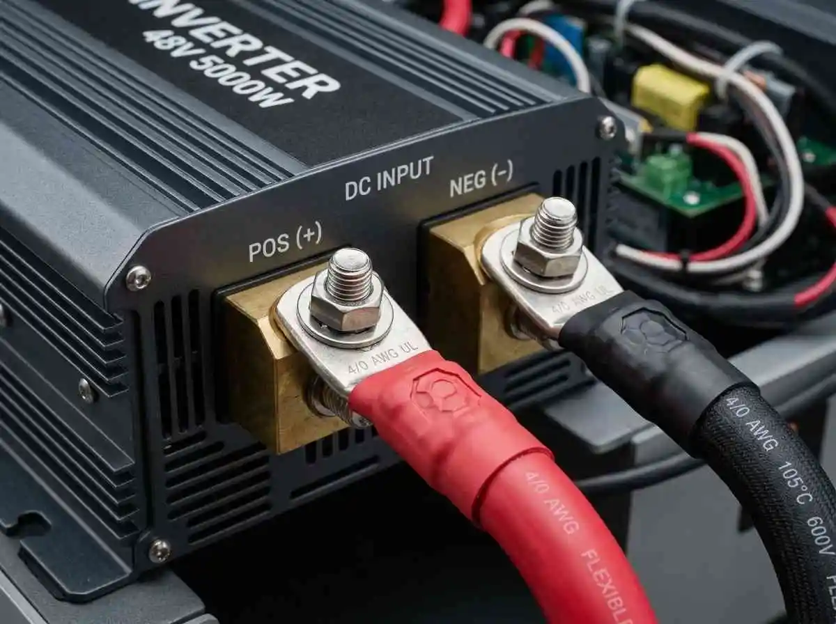 dc cable voltage drop 48v
