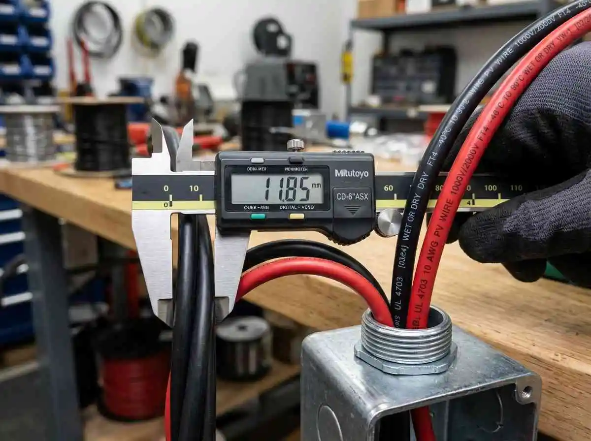 solar cable sizing pv wire